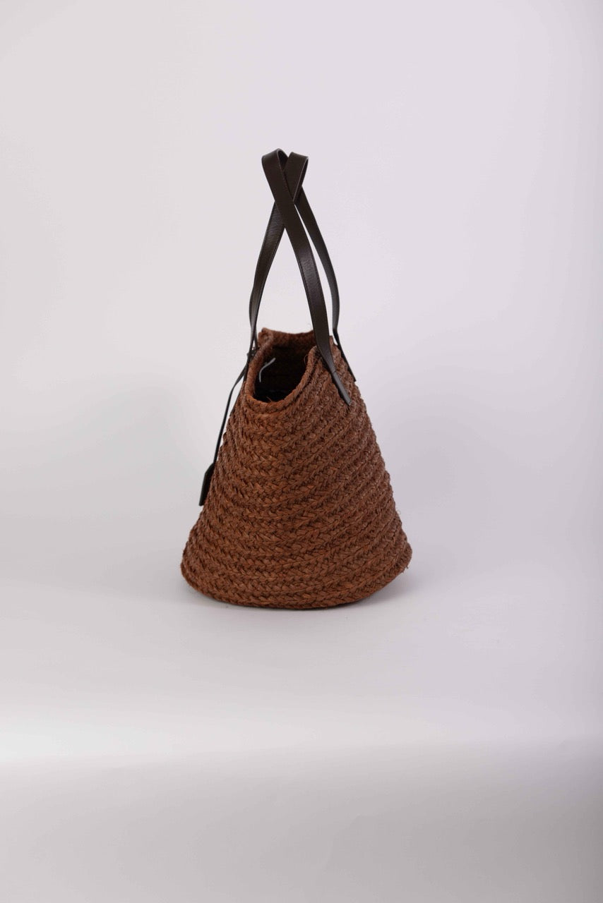 Saint Laurent – Panier en Raphia