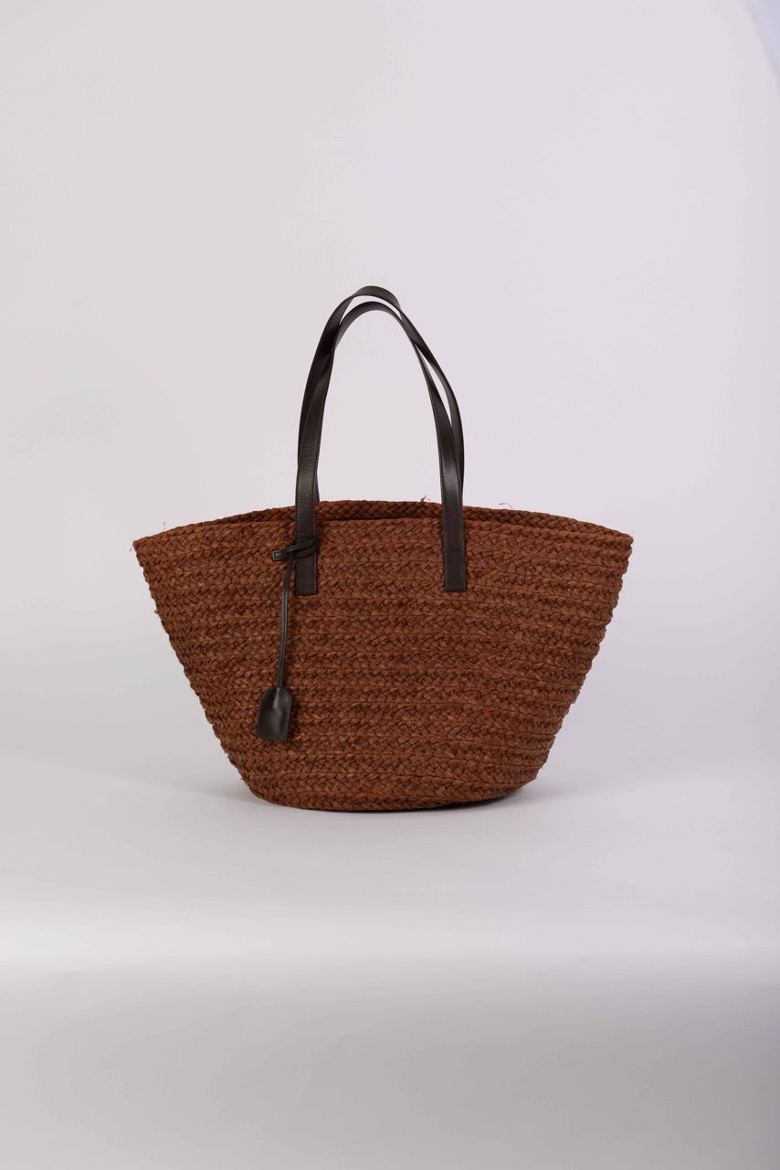 Saint Laurent – Panier en Raphia
