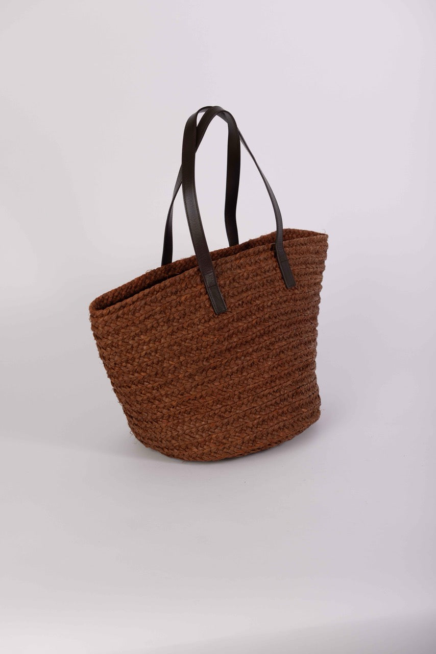 Saint Laurent – Panier en Raphia